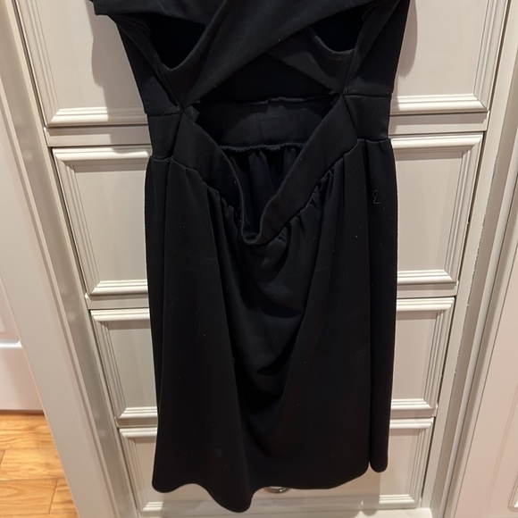 Women’s SPARKLE & FADE SZ M black above knee dress with cut out back - Picture 6 of 6